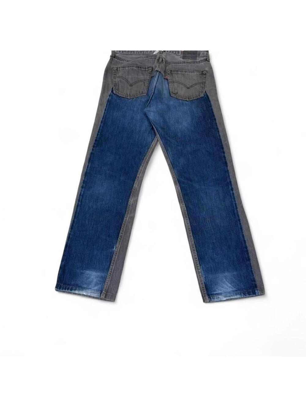 Vintage Rare Levi's 544 double shade denim jeans